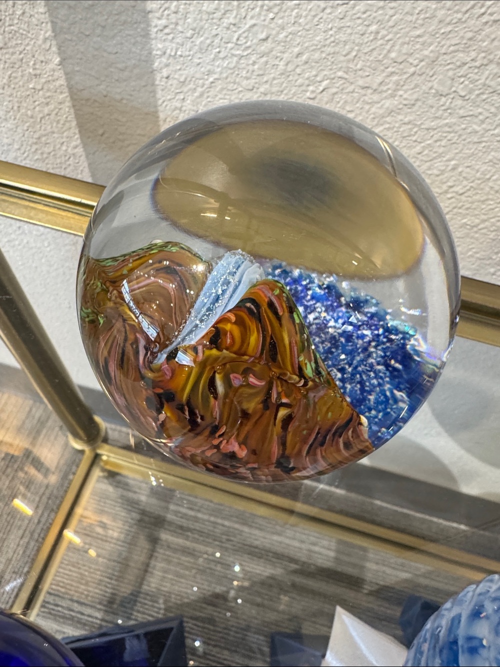 “WATERFALL “ art glass - Picture 3 of 5